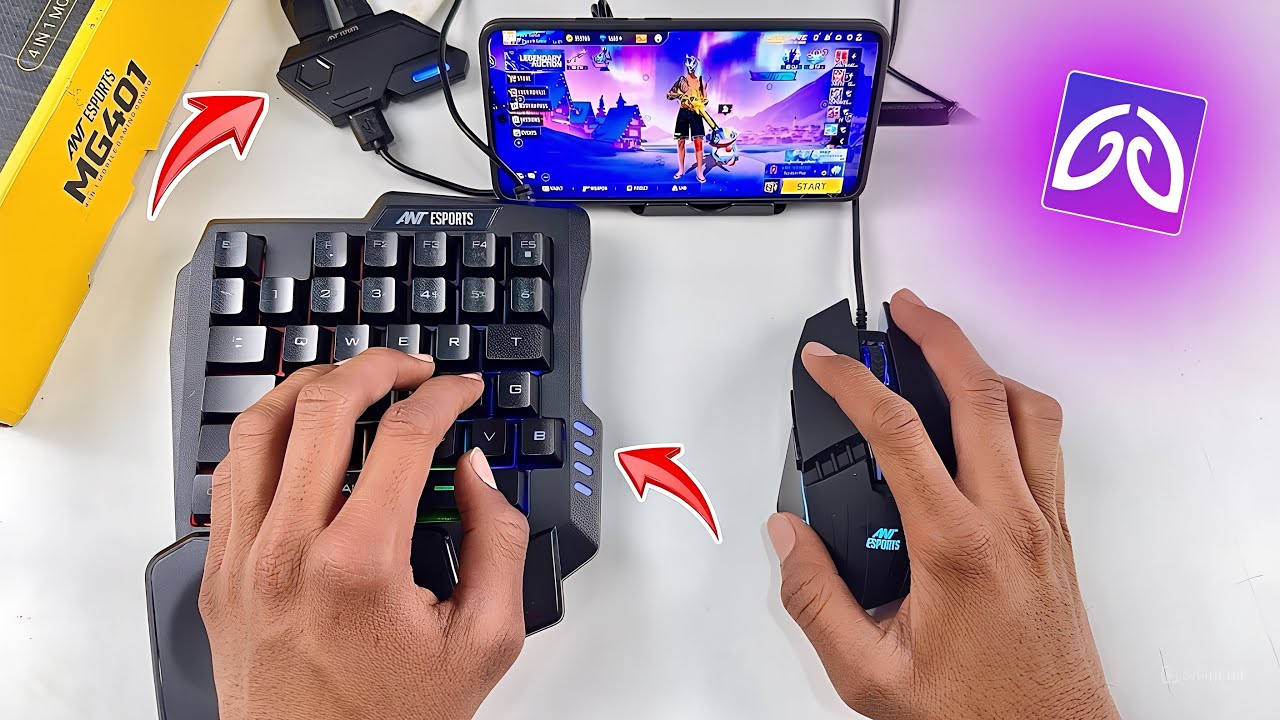 كل ما تحتاجه للعب بالماوس والكيبورد على الهاتف 🔥🫡 وكيفية تشغيل تطبيق geekgamer 🔥💯
