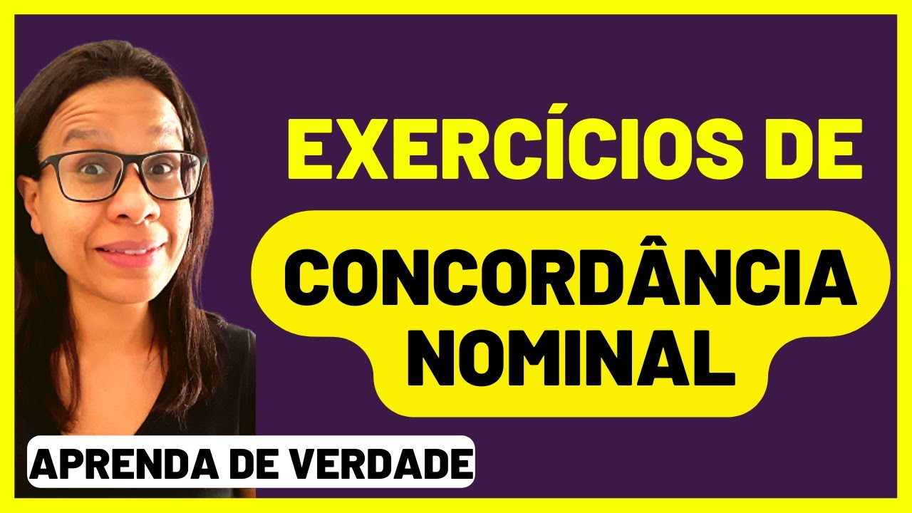 Concordancia Nominal Exercícios | Aula de Português