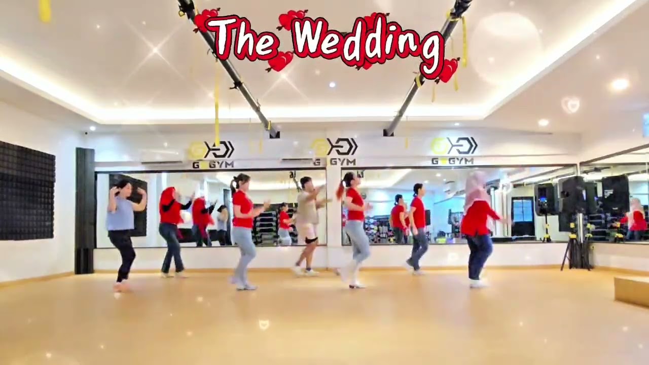 The Wedding by Barbie Line Dance #gogym #dance #ceria #thewedding #viral #shortsviral 