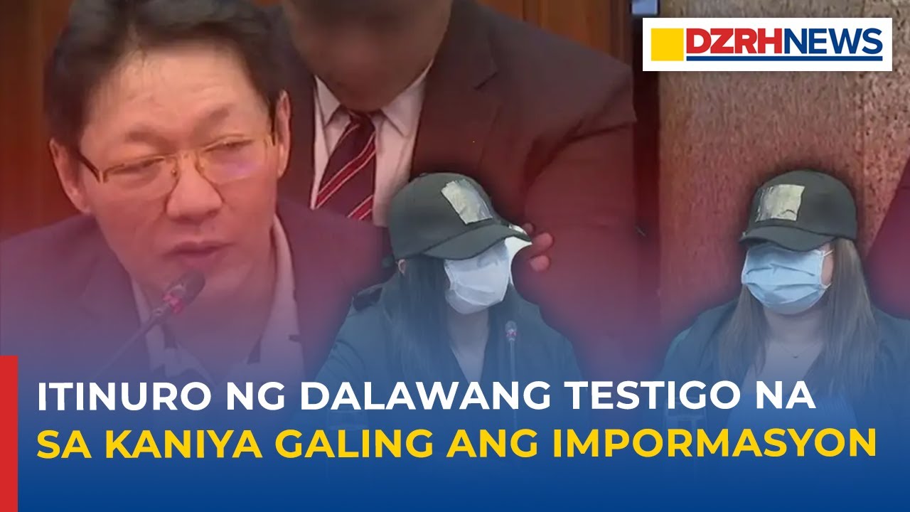 Curlee Discaya, itinuro ng dalawang testigo na sa kanya galing ang impormasyon