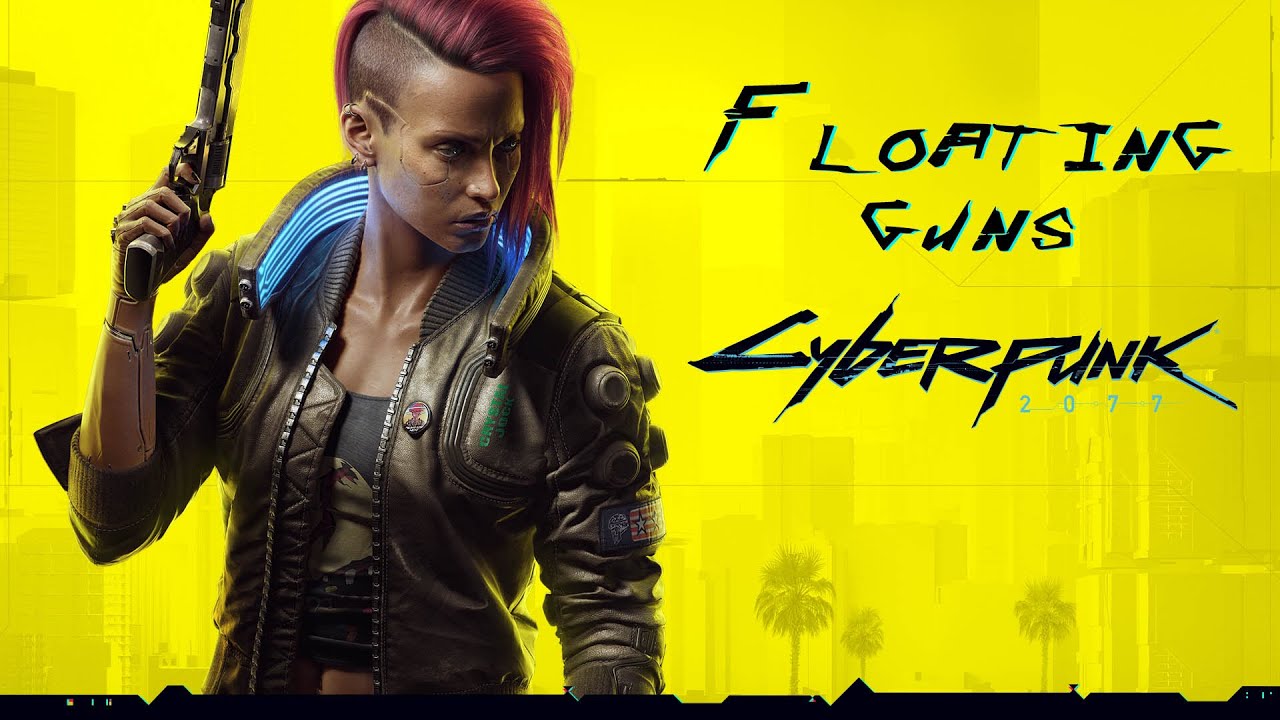 Cyberpunk 2077 gameplay PS5 floating guns