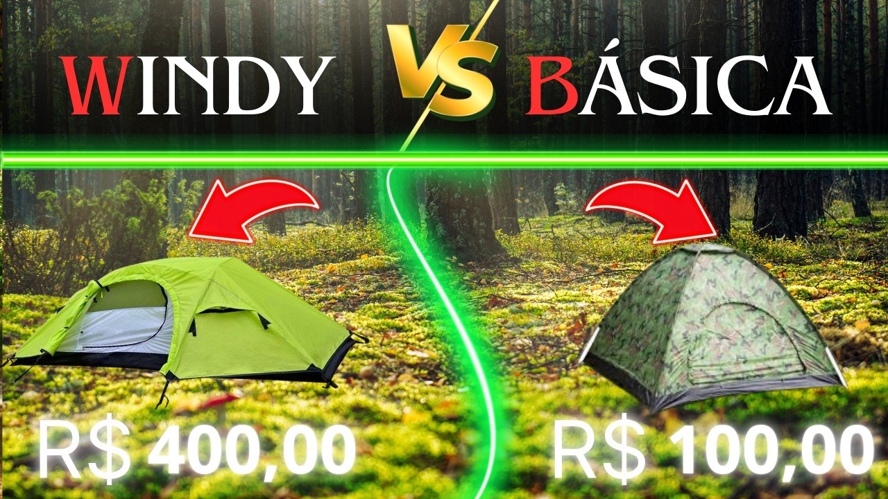 DESAFIO DE BARRACAS: Windy Lite vs Barraca Simples - Qual é a Melhor Opção?