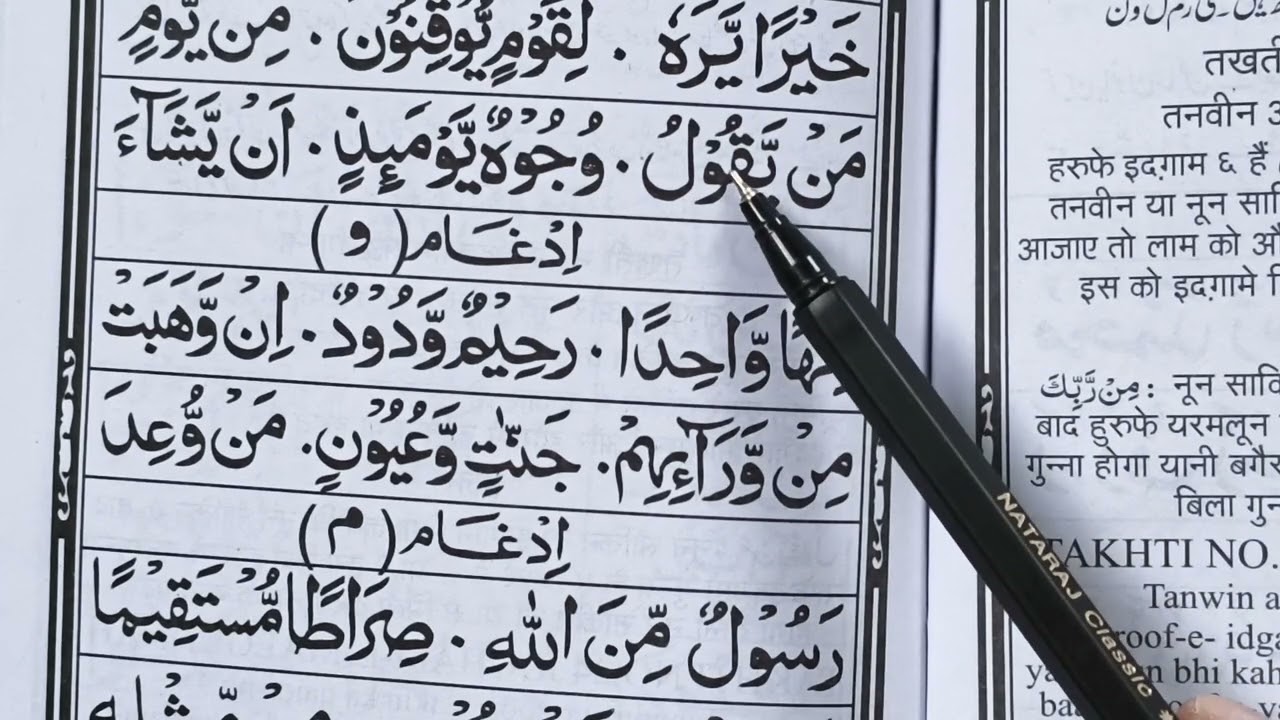 Noorani Qaida Lesson 24 | Idgaame Yarmaloon | Maal Gunna | Part 2 How to Read | - क़ुरआन पढ़ना सीखें