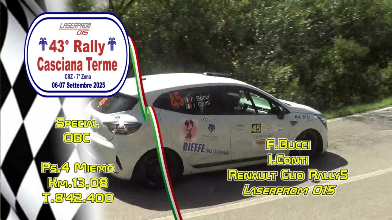 rally casciana terme 2025 obc bucci conti ps4 miemo