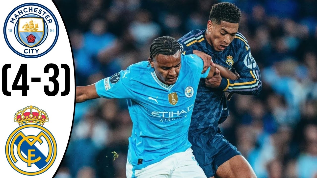 Manchester City vs Real Madrid (4-3) to penalty shootout | UEFA Champions League 2024