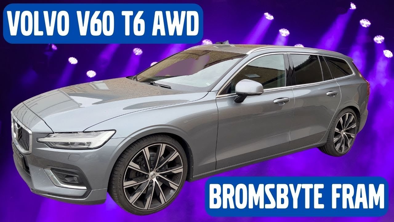 Hur man byter bromsar fram på Volvos nya SPA plattform V60, XC60, S90, V90, XC90.