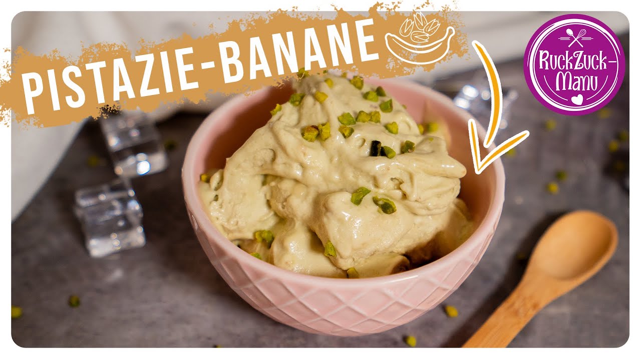 Pistazie-Bananen Soft Eis 🍦😍🍨 Thermomix® TM5/TM6