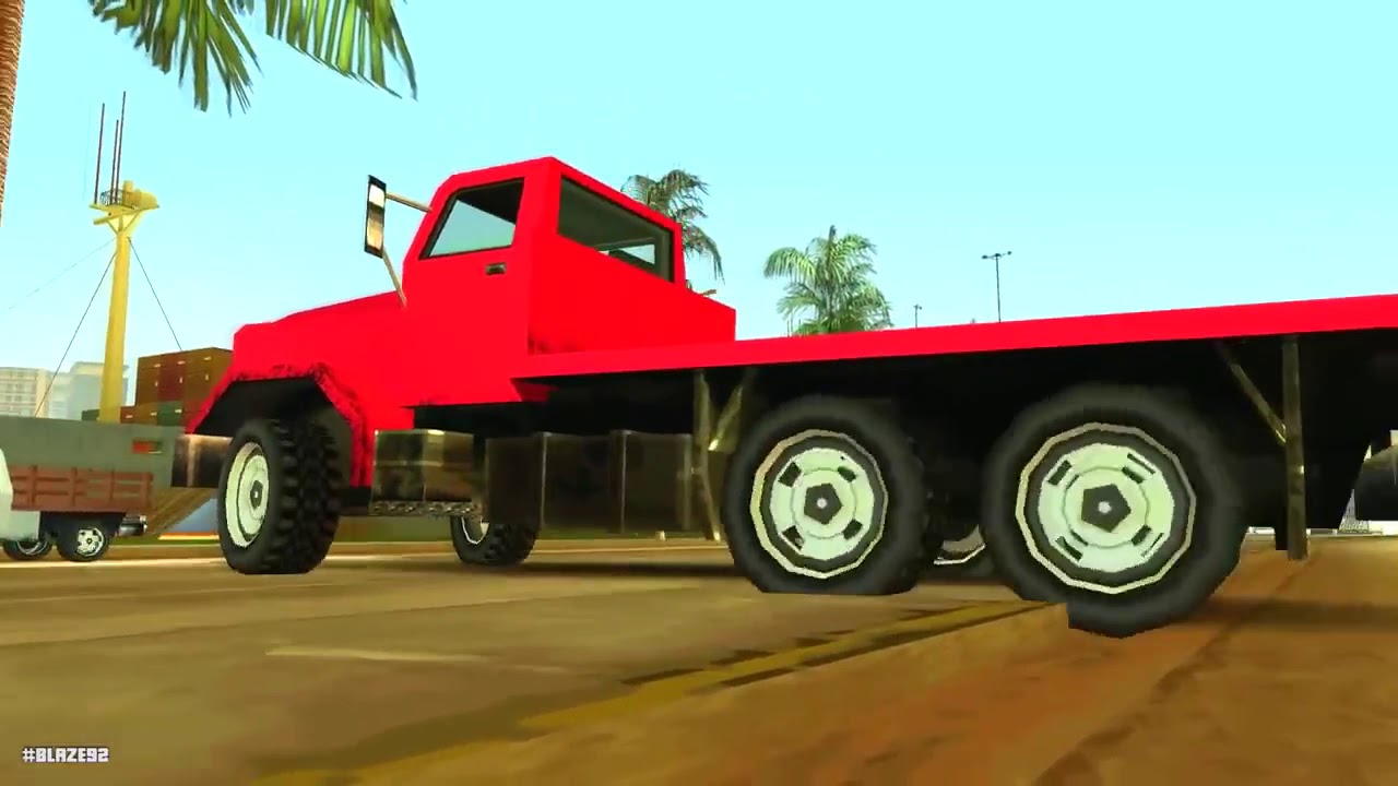 Evolution of 'FLATBED' in GTA games!