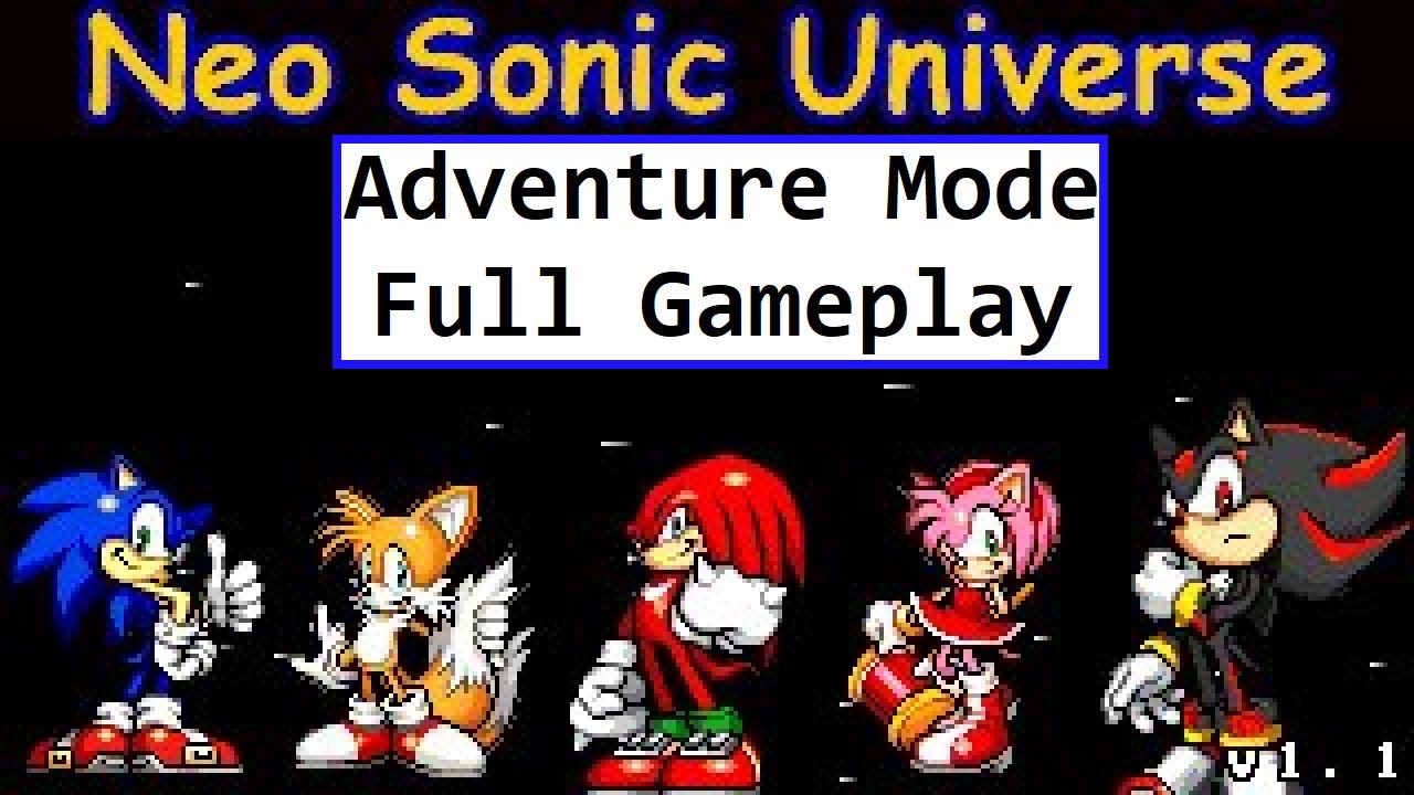 Neo Sonic Universe (2003) | Full Gameplay (Adventure Mode: All Characters + Story Ending)