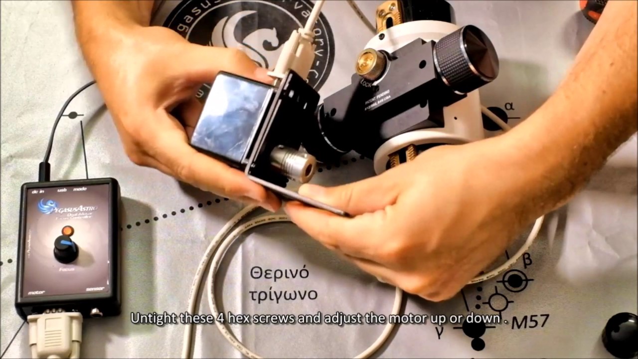 Pegasus Dual Motor Focuser installation guide focuser type 2