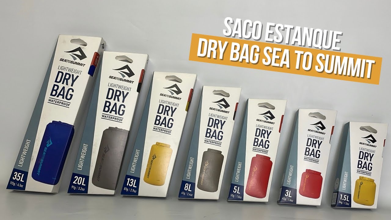 Saco Estanque Sea to Summit Lightweight Dry Bag – Impermeável e Ultra Leve!