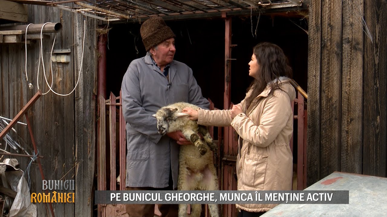Pe bunicul Gheorghe, munca îl menține activ #buniciiRomaniei