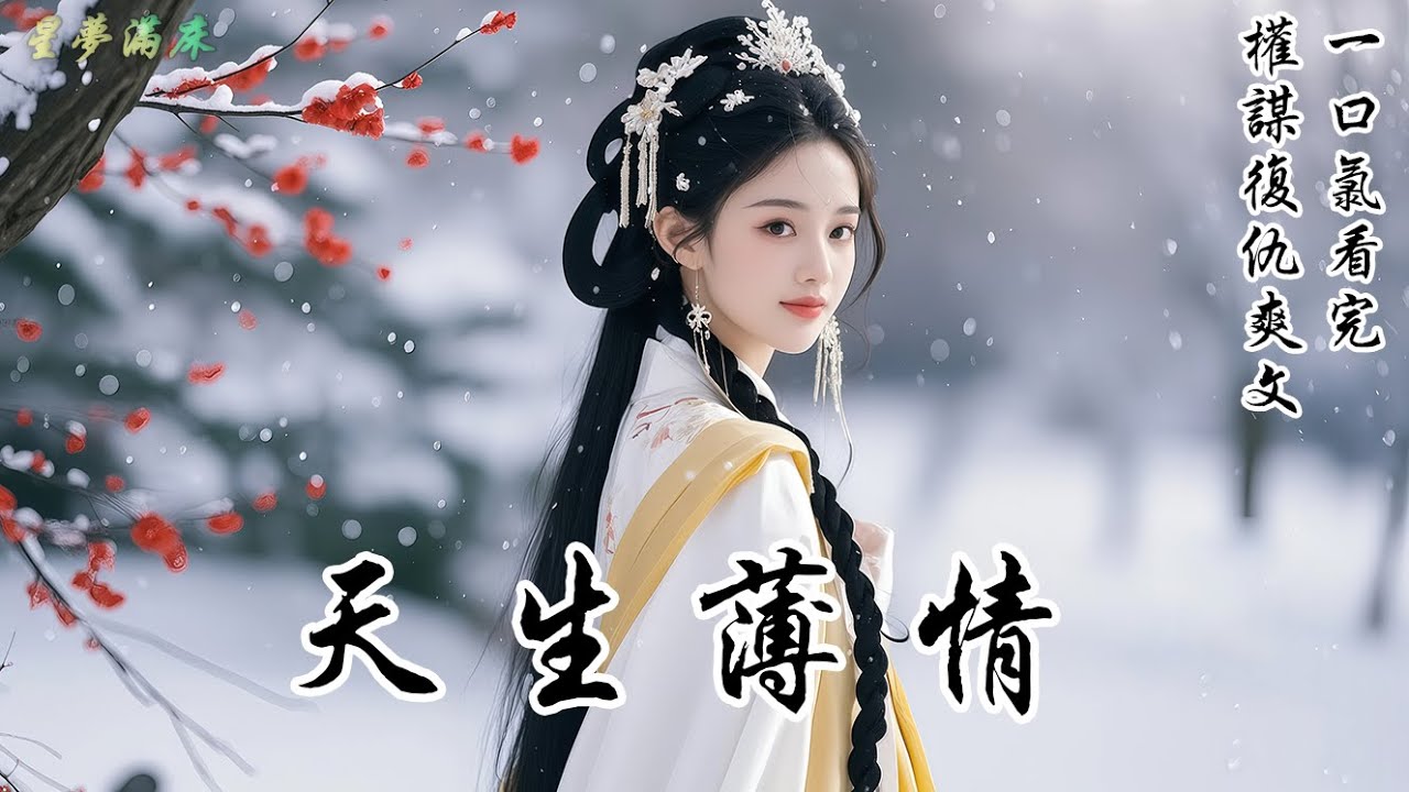 【天生薄情】我天生冷情。娘臨終前，我一滴淚也未掉。爹正忙給姨娘慶生，連最後一面也不肯見。娘瞧著頂上的羅帳嘆了口氣：「你真像你爹。像他好，薄情人……總活得長久。莫似我，一生困在情字裏……誤了一輩子。」