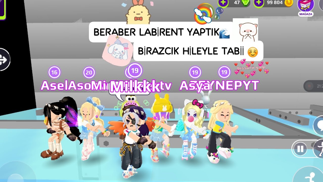 BERABER LABİRENT YAPTIK 🌊ㅣ BİRAZ HİLEYLE TABİİ ☺️ㅣ#pkxd