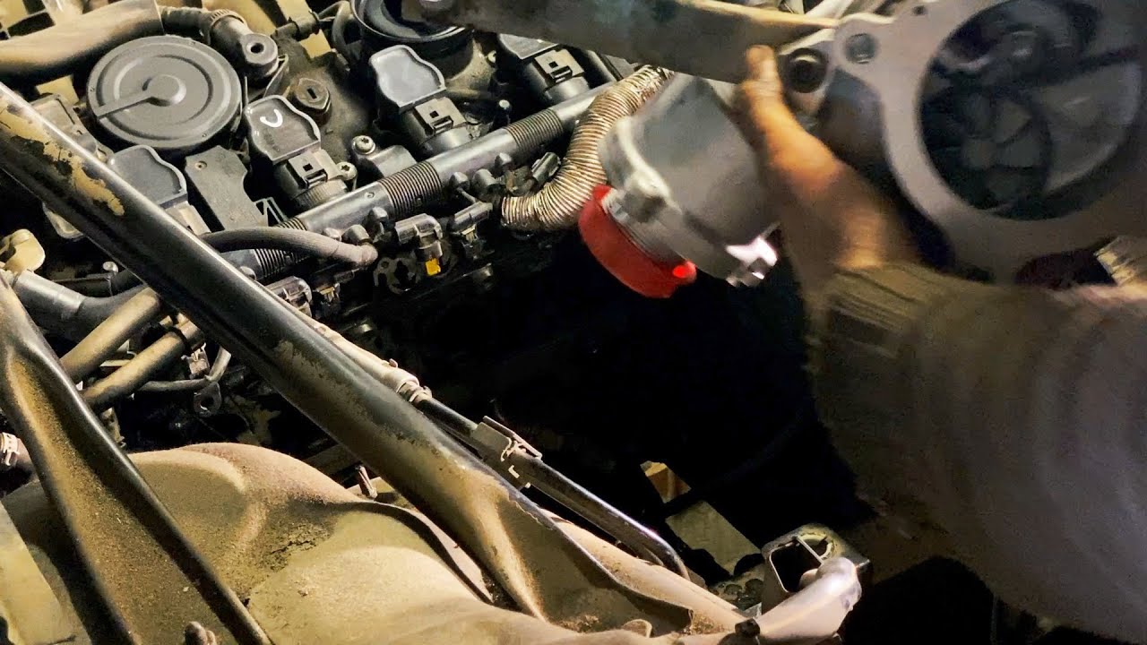 Замена турбины Ауди Q5 2.0 TFSI / Replacing turbo on Audi Q5 2.0 TFSI