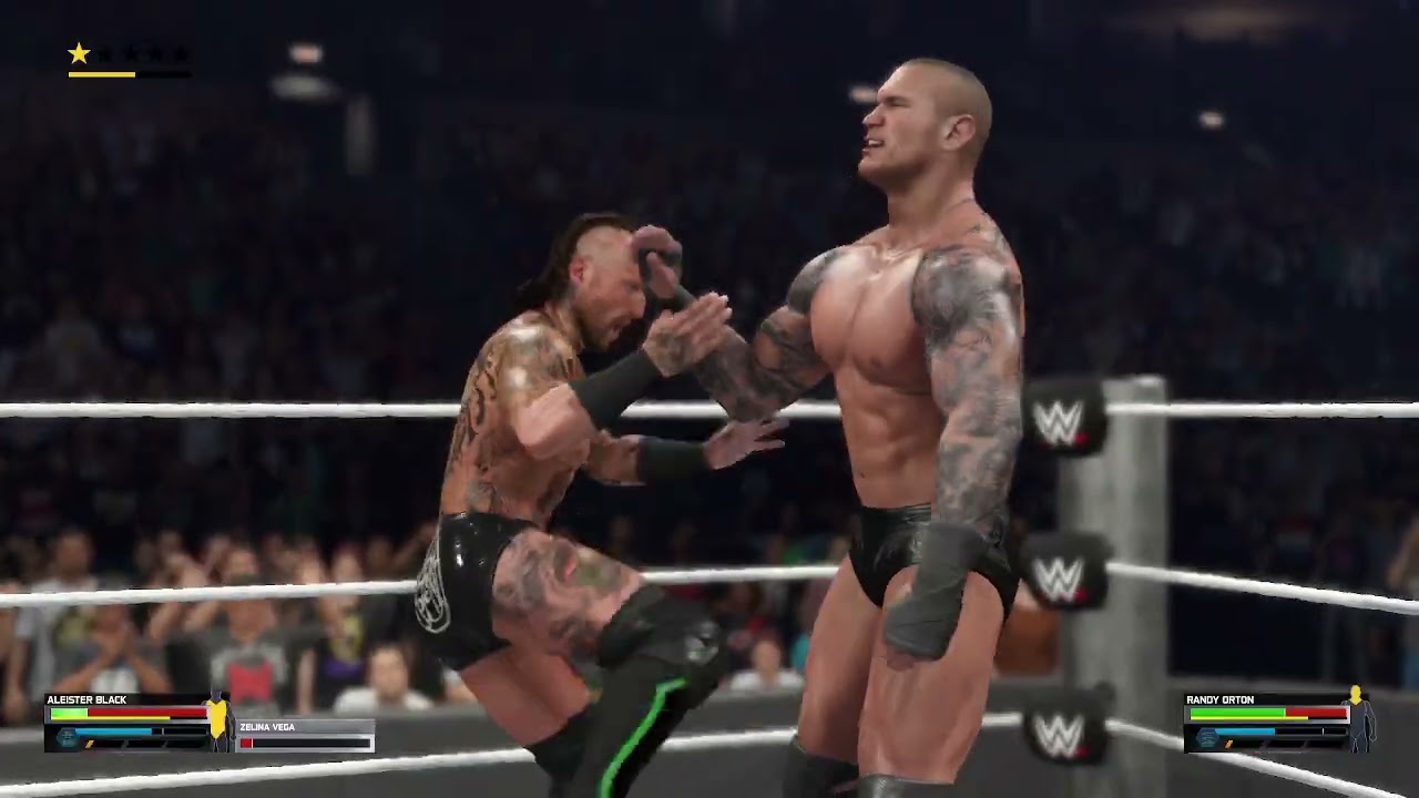 wwe 2k25 aleister black vs randy orton