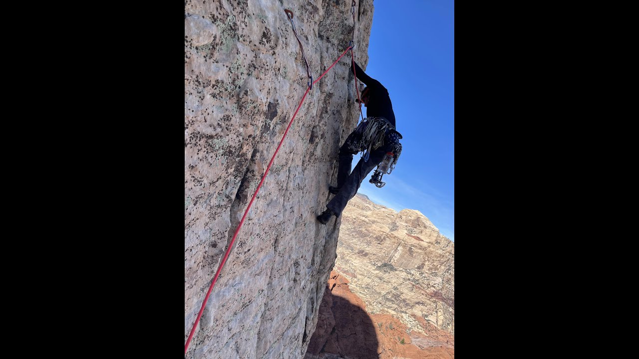 Birdhunter Buttress, upper pitches, FA: Uriostes!