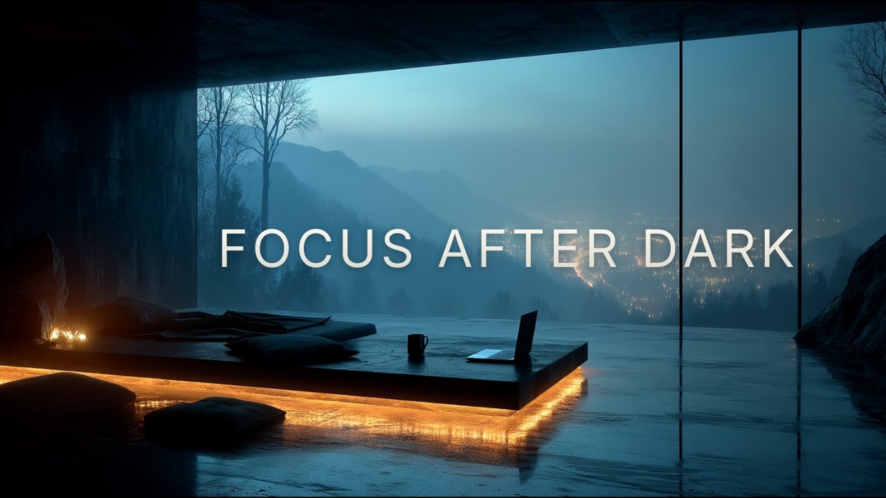 Focus After Dark | Deep Night Flow for Work & Study (1 Hour)