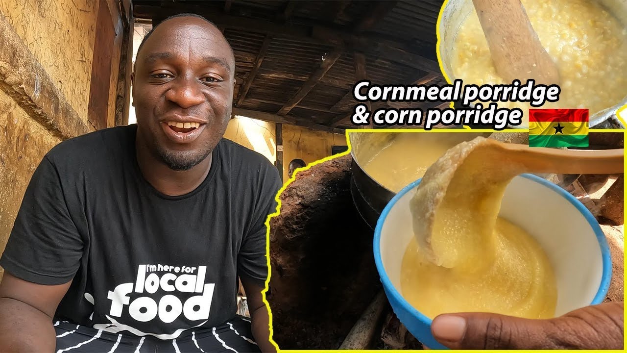 Traditional African Food Recipes !! Ultimate Ghanaian Cornmeal porridge EKUEGBEEMIN.