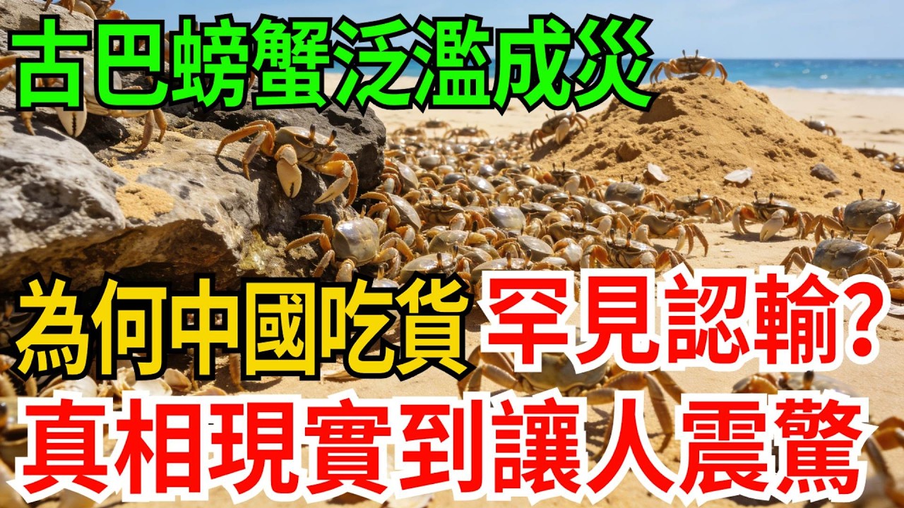 古巴螃蟹泛濫成災，為何中國吃貨罕見“認輸”？真相現實到讓人震驚！【觀勢經緯】#科普#世界之最 #出類拔萃 #top10#古巴紅蟹 #吃貨退散 #生態保護 #食品安全 #生物多樣性