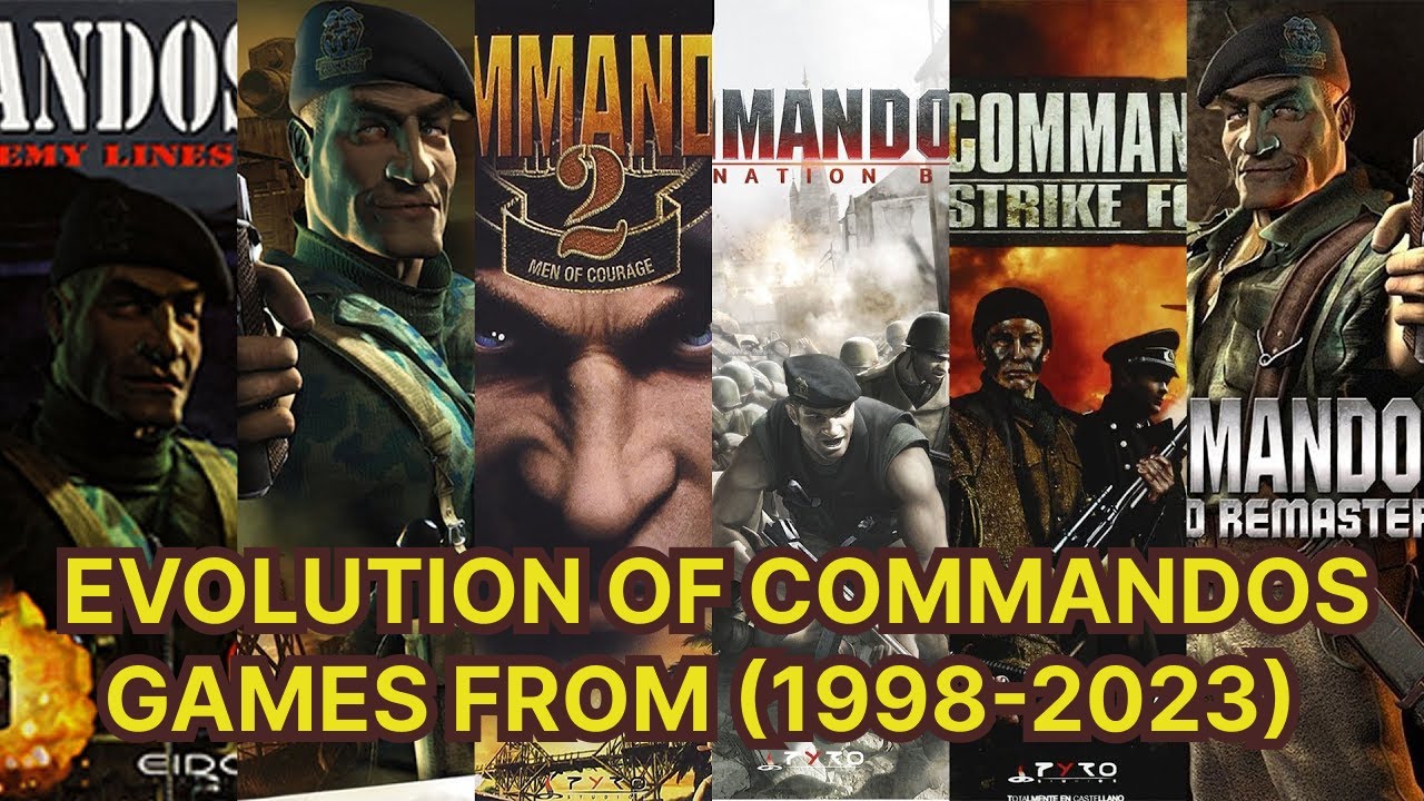 Evolution of Commandos Games ( 1998-2023 )
