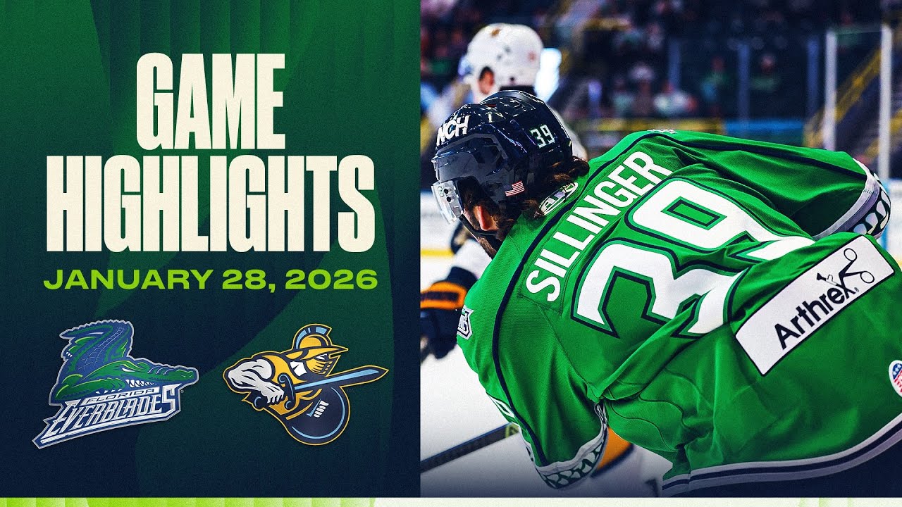 EVERBLADES FALL 2-0 TO ATLANTA GLADIATORS | Game Highlights 01.28.26