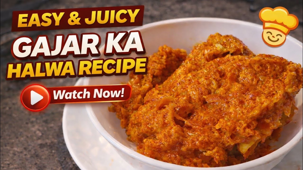 Easy & Juicy Gajar Ka Halwa | Homemade Khoya Method | आसान और रसीली गाजर का हलवा | घर पर बनी खोया से