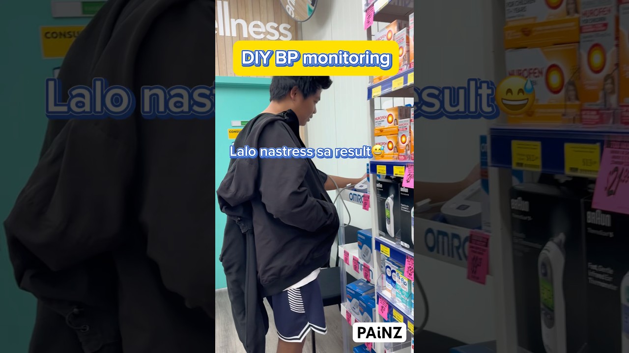 Nakakita ng pangBP monitoring, ayun lalo nastress! 😅 #diy #pharmacy