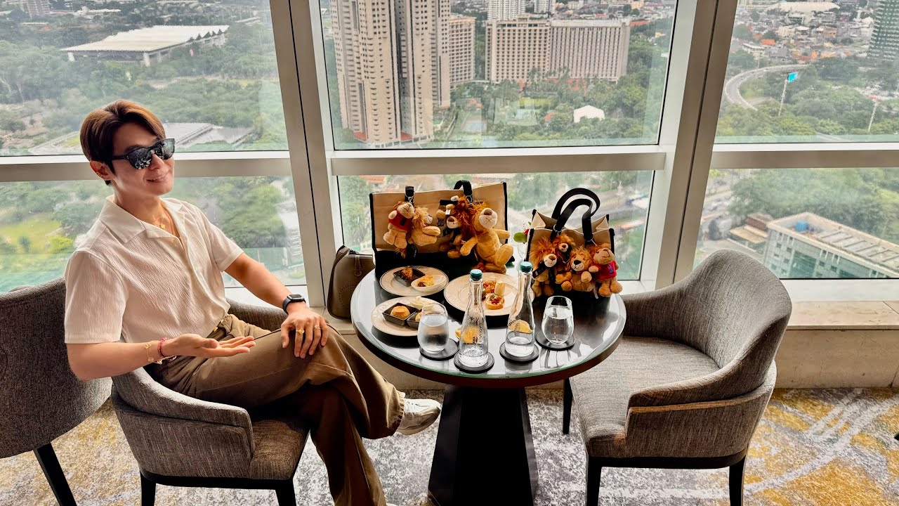🍰雅加達麗思卡爾頓酒店行政酒廊享用下午茶 Afternoon Tea in The Club Lounge at The Ritz-Carlton Jakarta 印尼飯店行政貴賓廳一鏡到底開箱