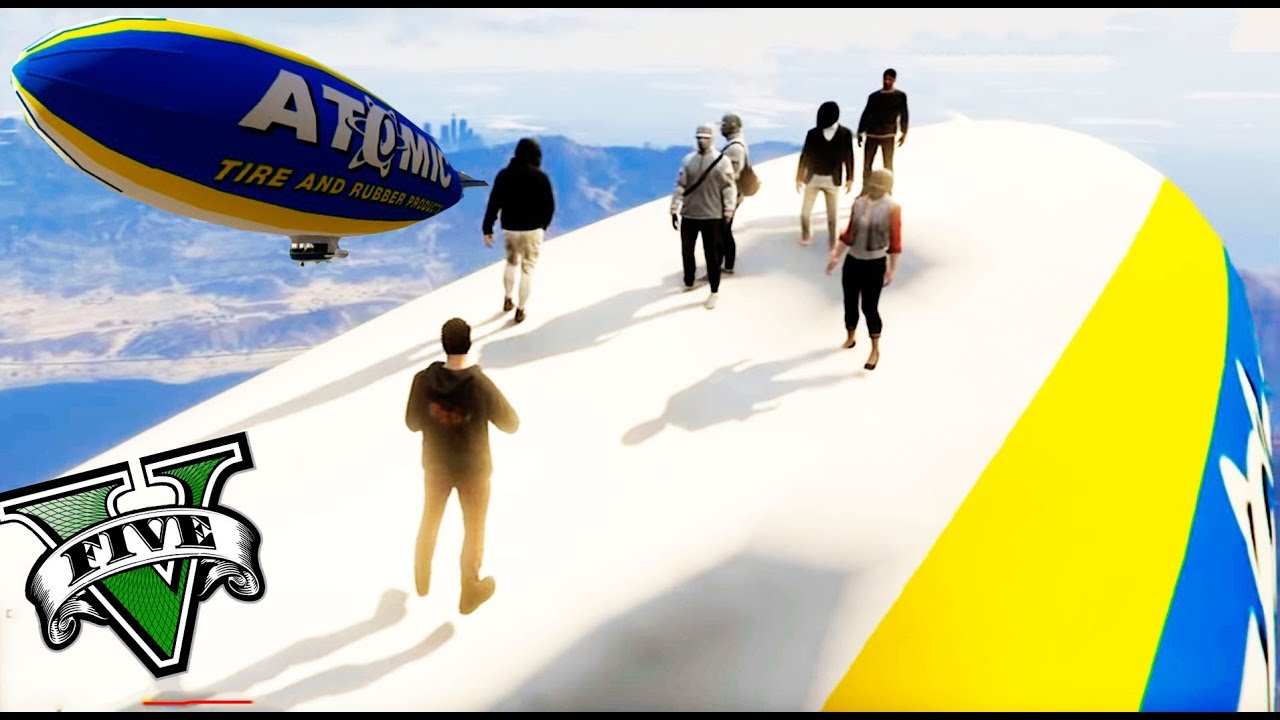 GTA LIFE - SECUESTRO EN ZEPELIN!! XDD - Nexxuz
