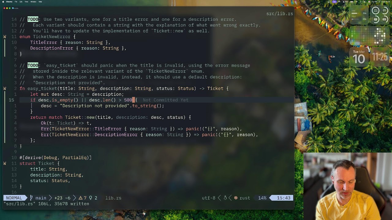 100 Exercises in Rust Part 7