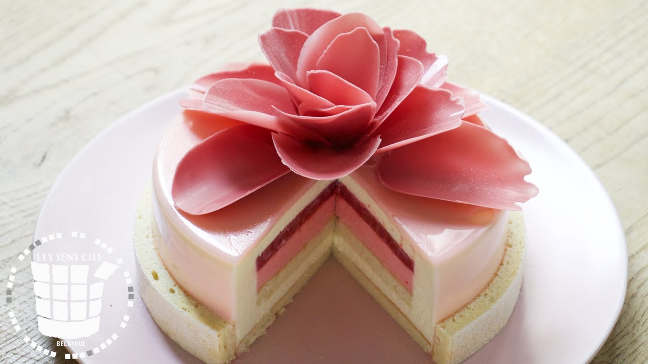✴︎エレガントなフラワーケーキの作り方✴︎How to make ELEGANT Flower Cake ✴︎ベルギーより#178