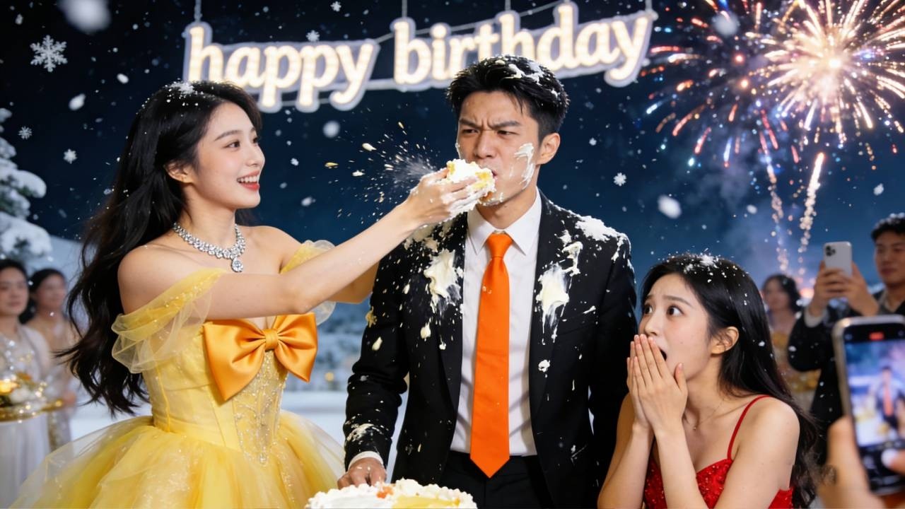 On birthday,fiancé cheated.I smashed cake in his face,smiled and married a loving CEO.He regrets it!