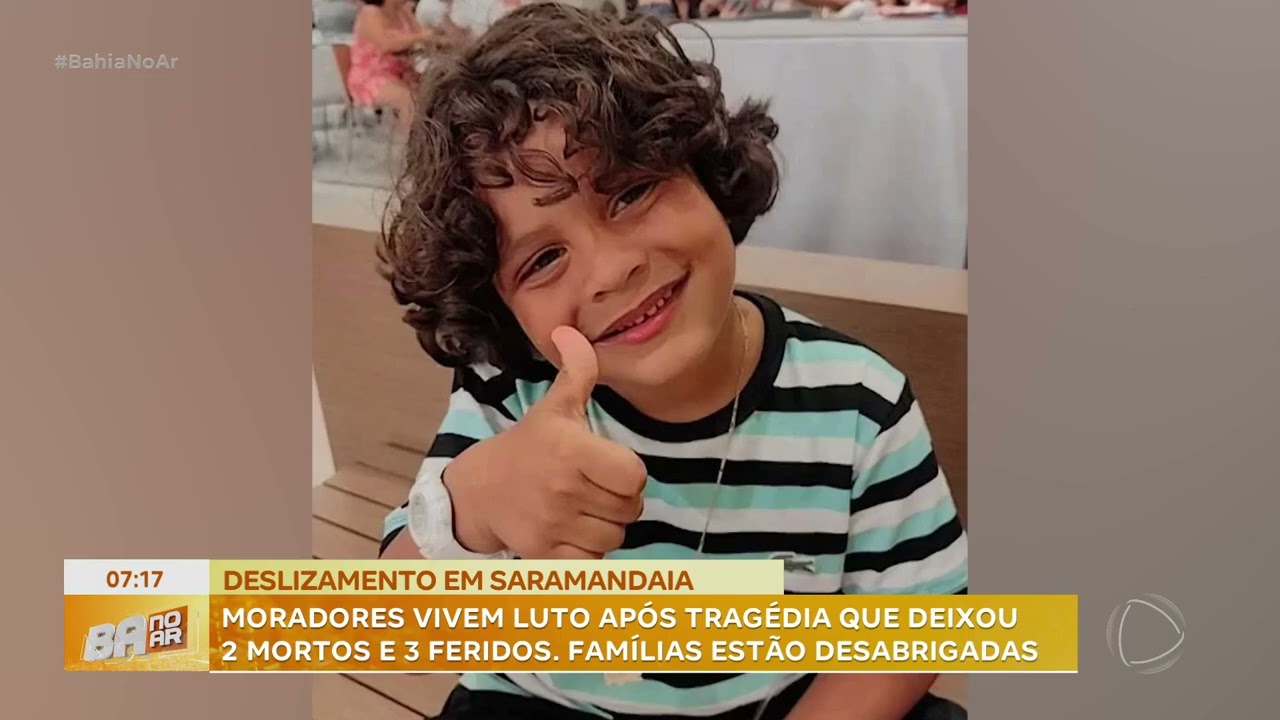Deslizamento em Saramandaia Deixa 2 Mortos e 3 Feridos; Famílias Estão Desabrigadas
