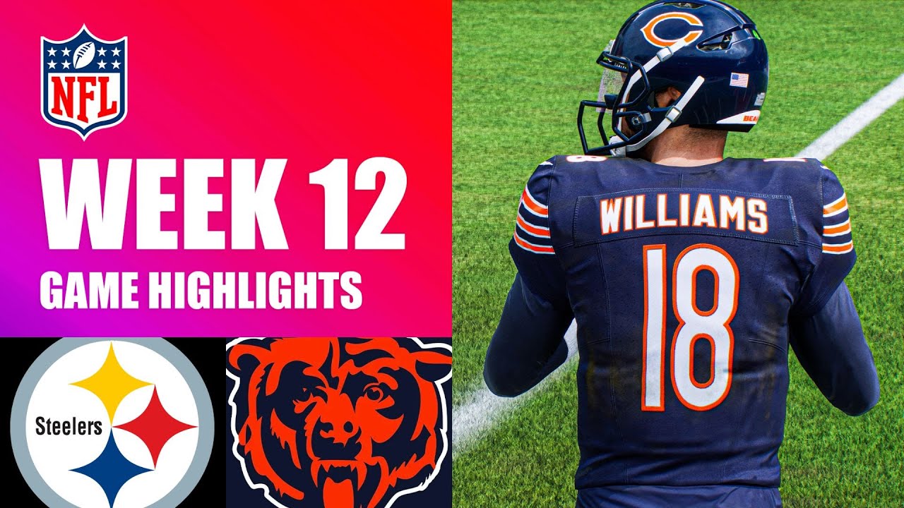 Steelers vs. Bears Week 12 - Madden 26 Simulation Highlights