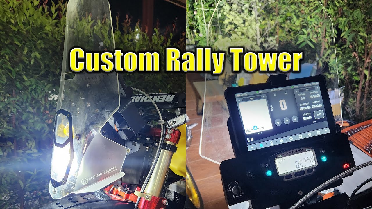 DRZ400SM to Adventure - Part 2, Rally Tower