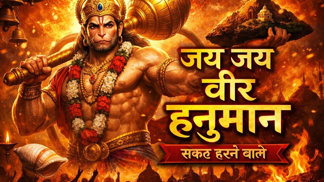 जय जय वीर हनुमान 🙏🏻| संकट हरने वाले बजरंगबली | Powerful Hanuman Bhajan