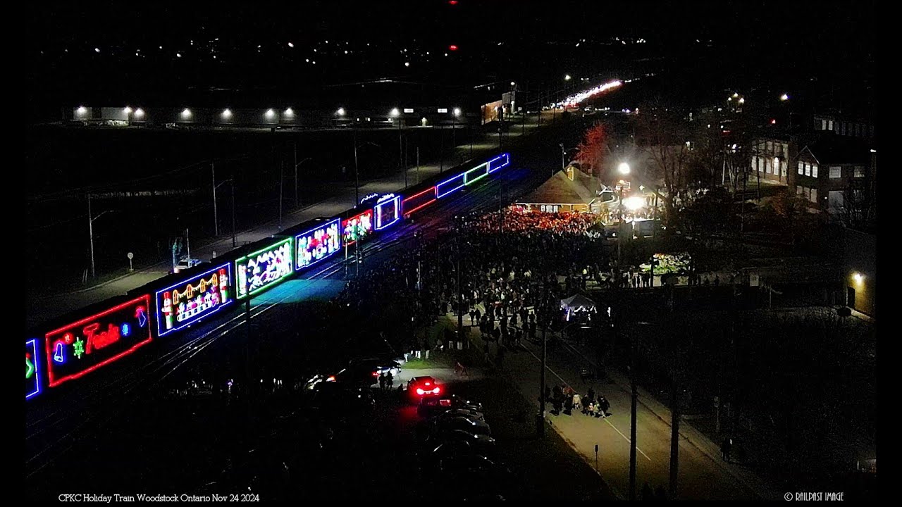 RAILREEL CPKC Holiday Train Woodstock Ontario Nov 24 2024