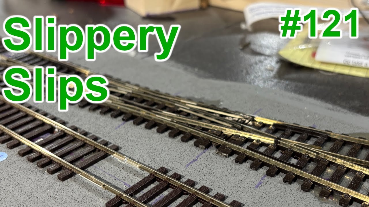 121, Electrofrog Double Slip at Leopard Street Model Railway #modelrailroad #modelrailway #SLE190