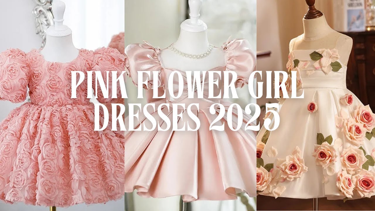 Pink Flower Girl Dresses for Weddings 2025