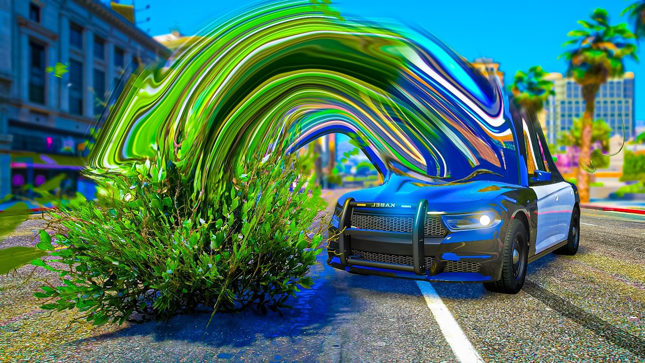 Car Swapping Plants For Cop Cars In GTA 5 RP
