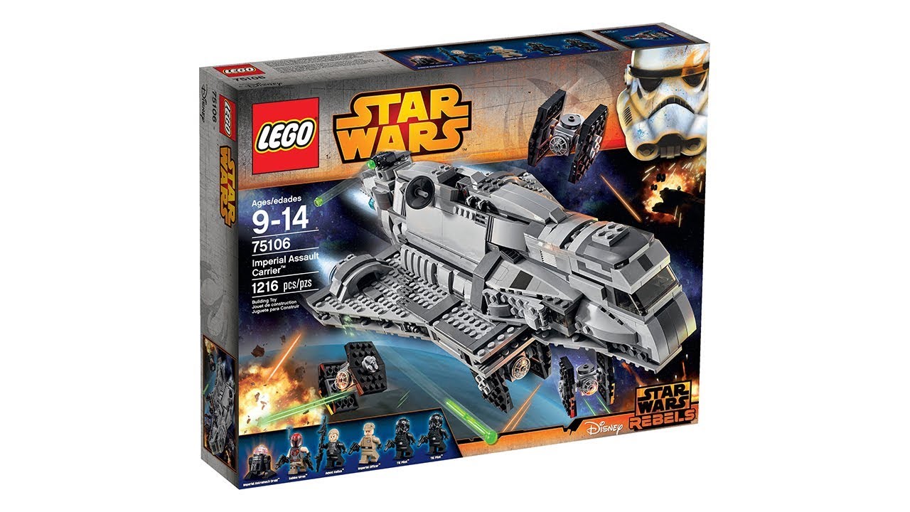 LEGO 75106 Имперский Десантный Корабль Обзор!!!