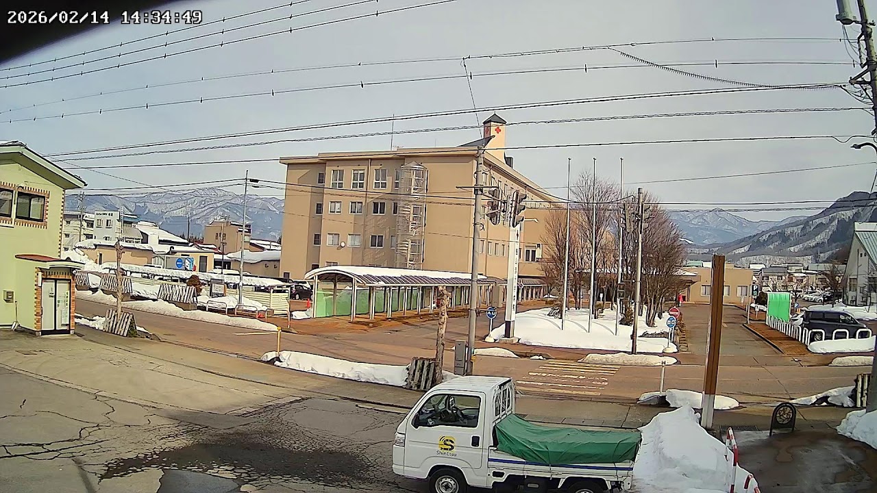 長野県飯山市飯山谷街道ライブカメラ Nagano Iiyama Live Camera.world.cam