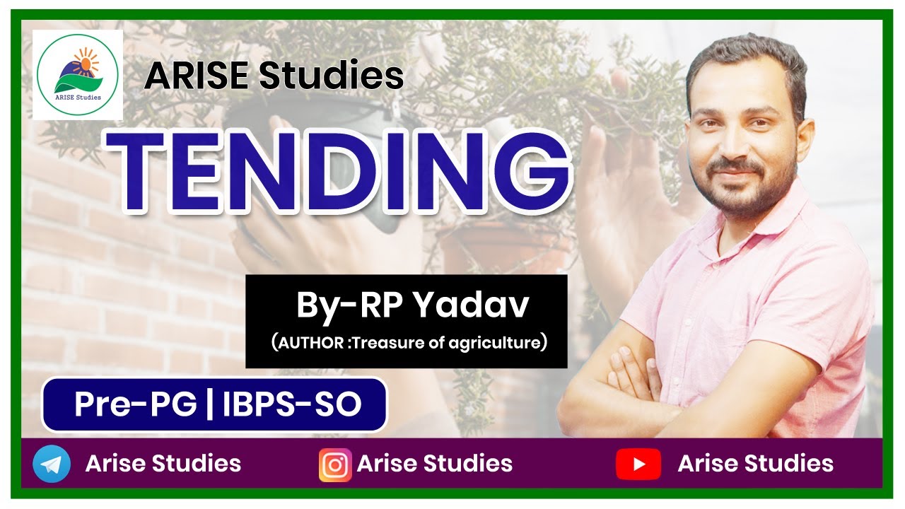 TENDING|| BY RP YADAV SIR|| FORESTRY||Pre-PG|IBPS-SO||ACF|| FOREST RANGER||TREASURE OF AGRICULTURE||