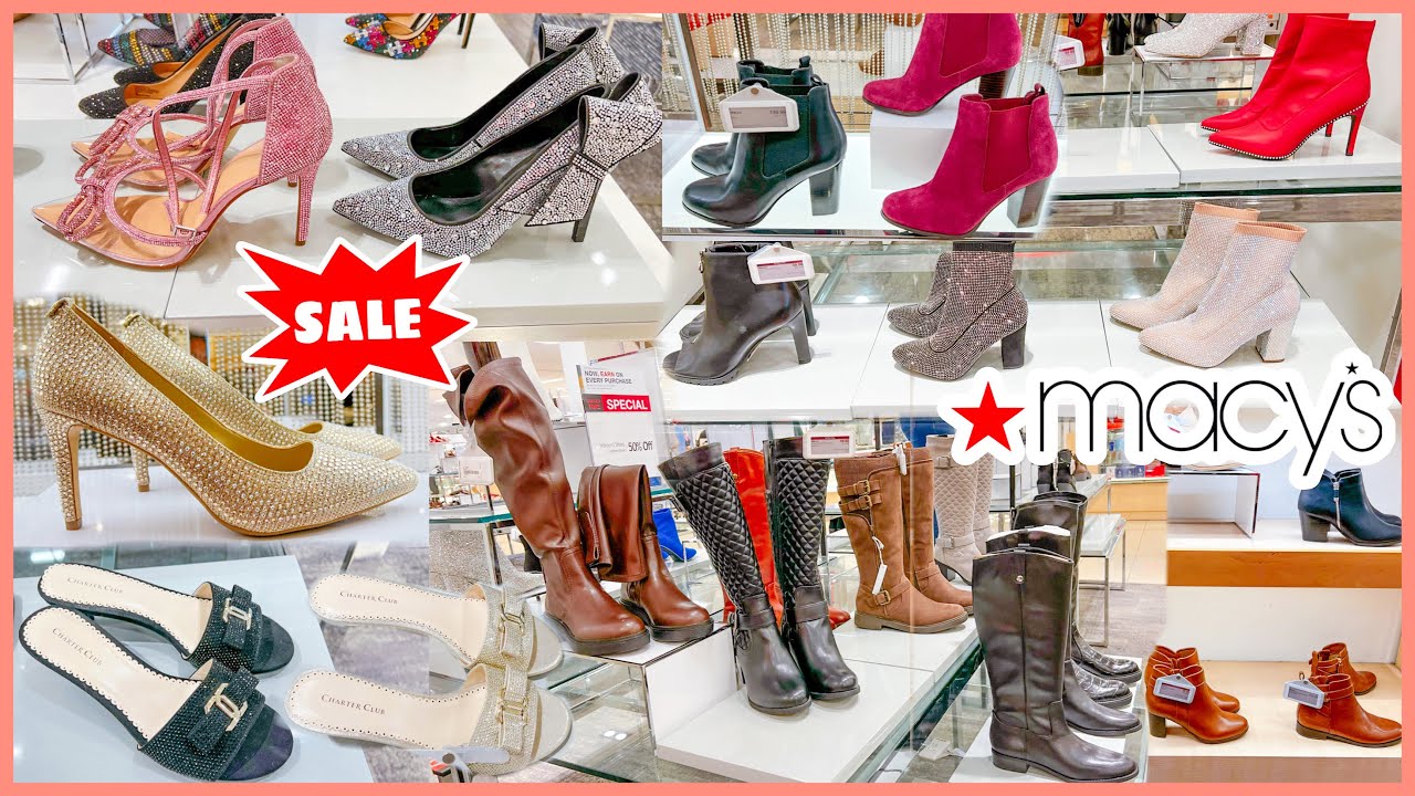 👠MACY'S DESIGNER SHOES DEALS & SALE 50%OFF‼️MK COACH INC DKNY RLL BOOTS & MORE SHOP WITH ME💟