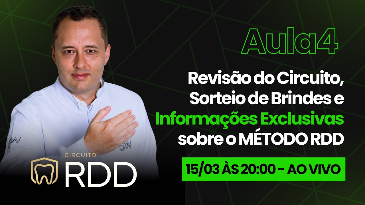 Revisão do Circuito, Sorteio de Brindes e Informações Exclusivas sobre o Método RDD