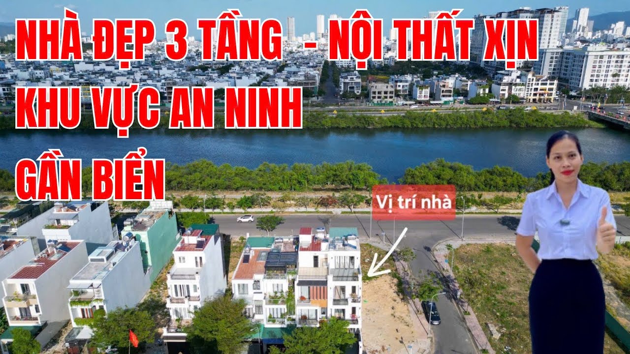 HIẾM! NHÀ ĐẸP 3 TẦNG MỚI 100% TẠI KĐT MỸ GIA GÓI 5 – NHA TRANG – VIEW SÔNG QUÁN TRƯỜNG 