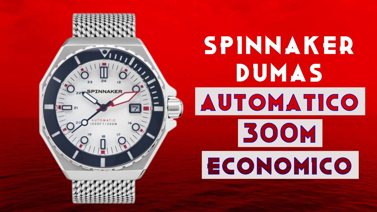 Spinnaker DUMAS Seaspray White⌚ Un DIVER a un prezzo ECCELLENTE