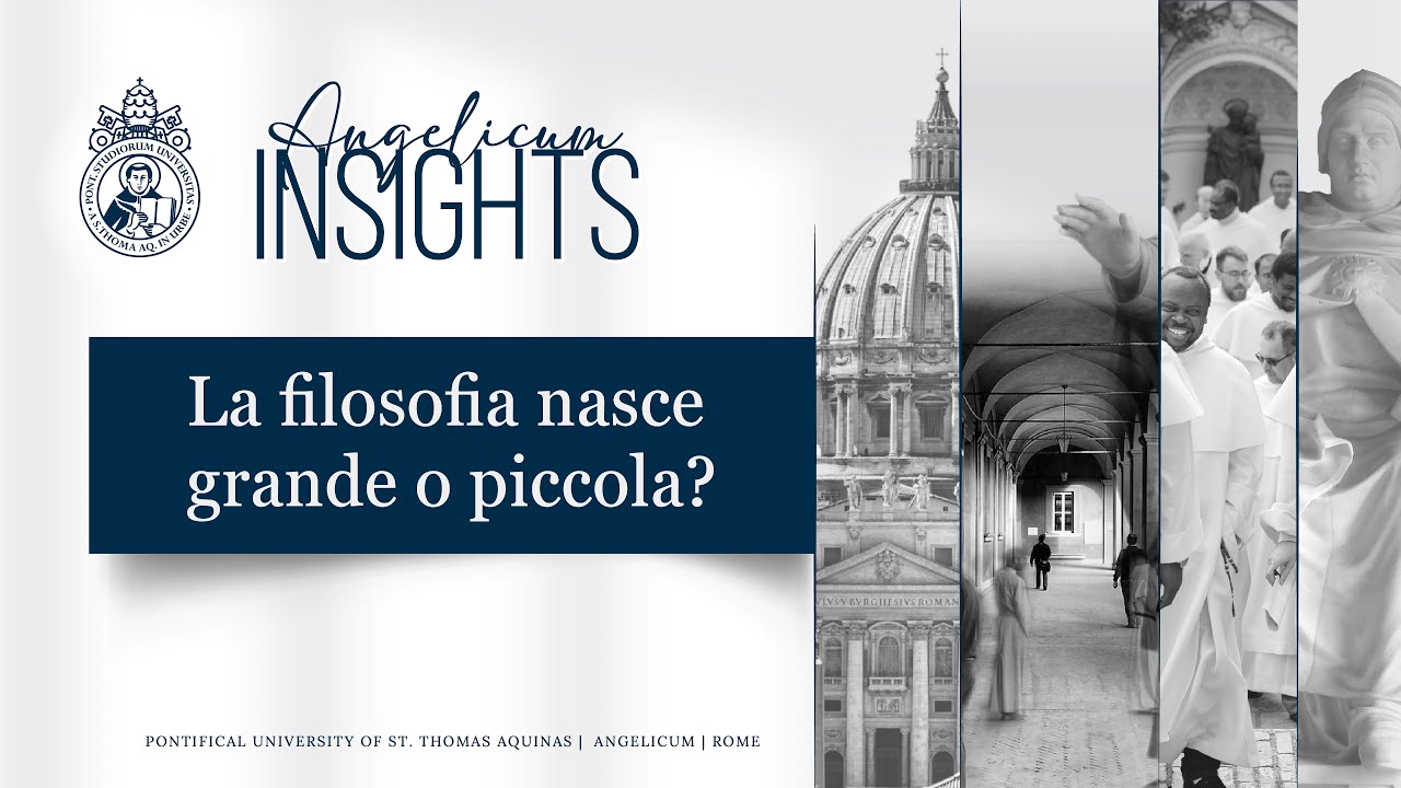 La filosofia è nata grande o piccola? | Con padre Pietro Zauli, O.P.