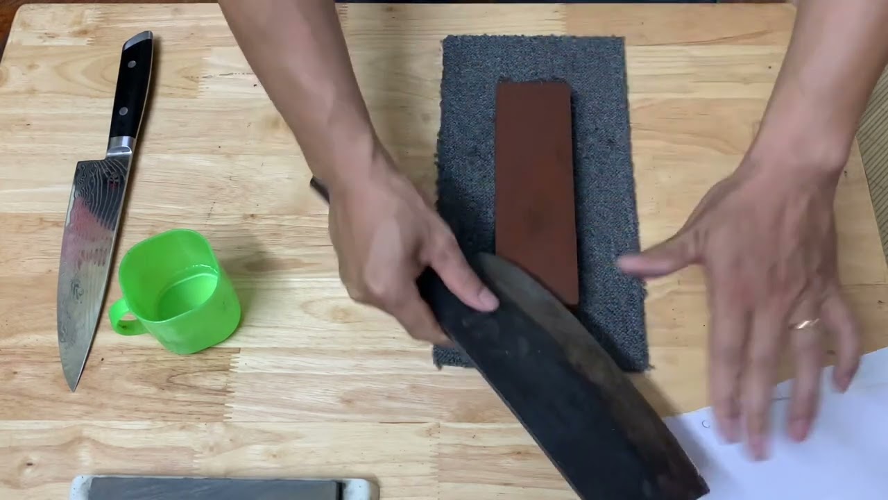 Mài dao siêu sắc đúng cách - chia sẻ kỹ năng và kinh nghiệm